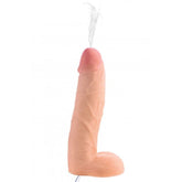 Squirting Dildo 10in with Syringe Flesh Dongs Squirting